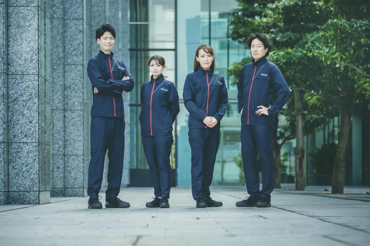 完成したワークウェア