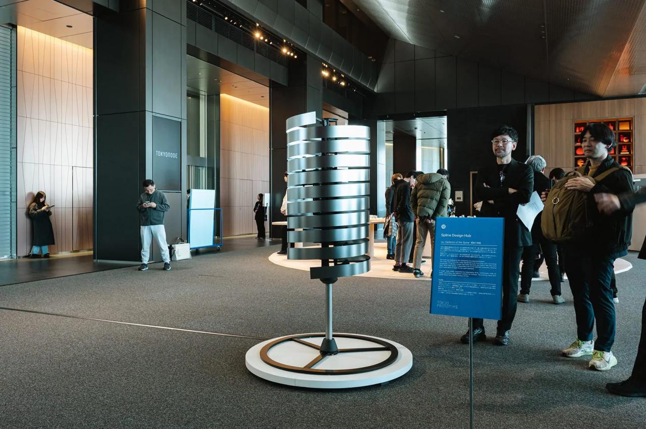 『螺旋の律動』 Spline Design Hub 