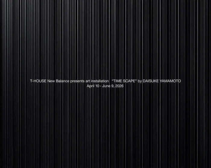 T-HOUSE New Balance art installation “TIME SCAPE” by DAISUKE YAMAMOTO